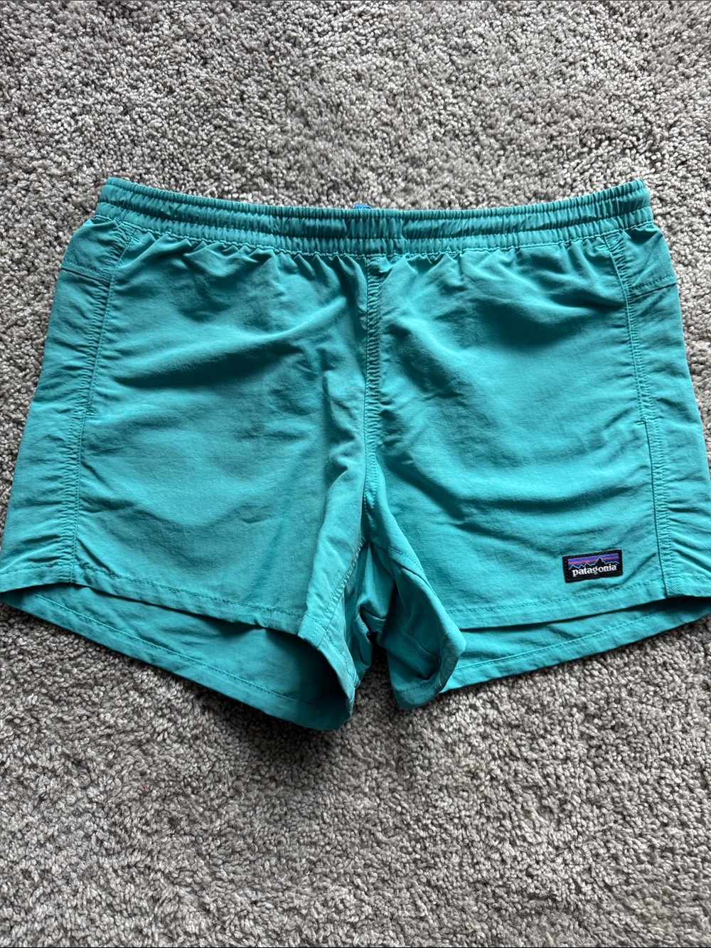 Patagonia Women's Teal Athletic Shorts xs